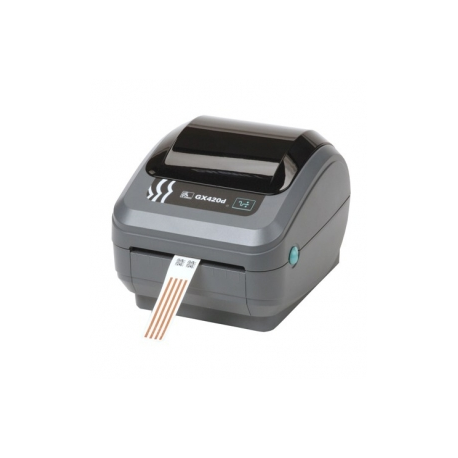 Zebra GX420d - Label printer - direct thermal - Roll (10.8cm) - 203 dpi - up to 152 mm / sec - parallel, USB, serial - 0