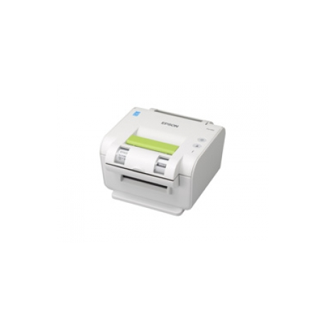 Epson LabelWorks Pro100 - Labelmaker - B / W - direct thermal / thermal transfer - Roll (1 cm) - 300 dpi - up to 20 mm / sec - USB - cutter - green, pale grey - 0