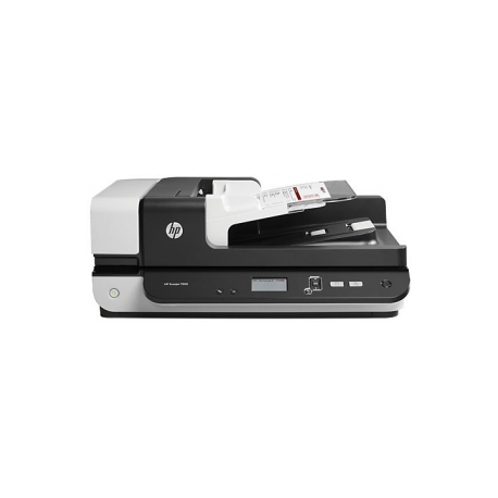 HP ScanJet Enterprise Flow 7500 - Document scanner - CCD - Duplex - 216 x 864 mm - 600 dpi x 600 dpi - up to 50 ppm (mono)  /  up to 50 ppm (colour) - ADF (100 sheets) - up to 3000 scans per day - USB 2.0 - 1