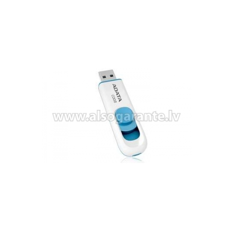 ADATA Classic Series C008 - USB flash drive - 64 GB - USB 2.0 - white, blue - 0