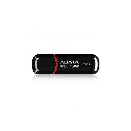 ADATA DashDrive UV150 - USB flash drive - 64 GB - USB 3.0 - black - 0
