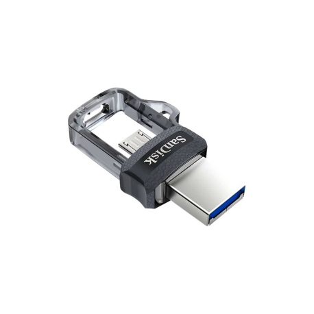 SanDisk Ultra Dual - USB flash drive - 128 GB - USB 3.0 / micro USB - 3