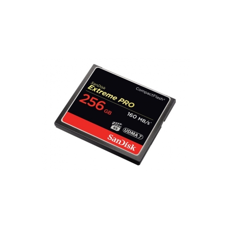 SanDisk Extreme Pro - Flash memory card - 256 GB - 933x / 1067x - CompactFlash - 1