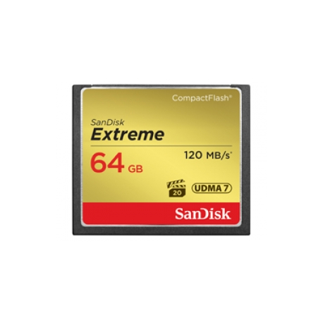 SanDisk Extreme - Flash memory card - 64 GB - 567x - CompactFlash - 0