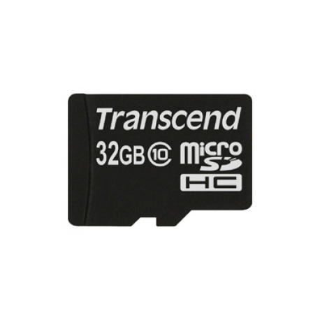 Transcend - Flash memory card (microSDHC to SD adapter included) - 32 GB - Class 10 - microSDHC - 0