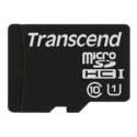 Transcend Premium - Flash memory card (microSDHC to SD adapter included) - 16 GB - UHS-I U1 / Class10 - microSDHC UHS-I
