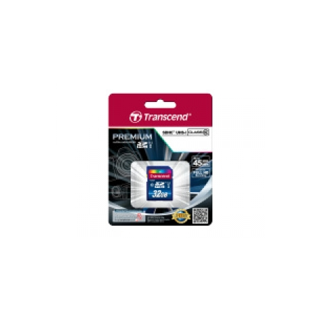 Transcend Premium - Flash memory card - 16 GB - UHS Class 1  /  Class10 - 400x - SDHC UHS-I - 0