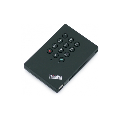 Lenovo ThinkPad USB 3.0 Secure - Hard drive - 500 GB - external (portable) - USB 3.0 - 5400 rpm - for ThinkCentre M80t Gen 3; ThinkCentre neo 50; ThinkPad T14s Gen 3; V50t Gen 2-13 - 2