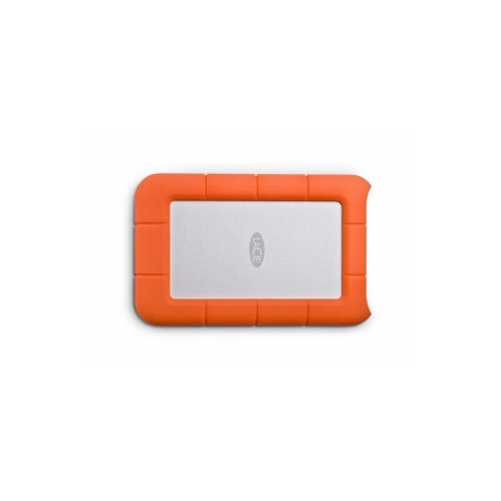 LaCie Rugged Mini - Hard drive - 2 TB - external (portable) - USB 3.0 - 5400 rpm - 256-bit AES - with Seagate Rescue Data Recovery - 2