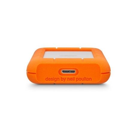LaCie Rugged Mini - Hard drive - 4 TB - external (portable) - USB 3.0 - 5400 rpm - 6