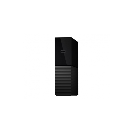WD My Book WDBBGB0080HBK - Hard drive - encrypted - 8 TB - external (desktop) - USB 3.0 - 256-bit AES - black - 1