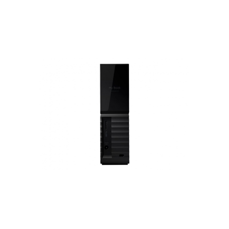 WD My Book WDBBGB0080HBK - Hard drive - encrypted - 8 TB - external (desktop) - USB 3.0 - 256-bit AES - black - 4