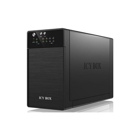 ICY BOX IB-RD3620SU3 - Hard drive array - 2 bays (SATA-600) - SATA 3Gb / s, USB 3.0 (external) - 0