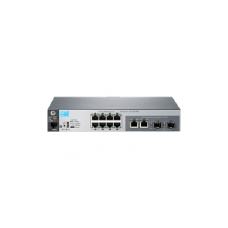 HPE Aruba 2530-8G - Switch - Managed - 8 x 10 / 100 / 1000 + 2 x combo Gigabit SFP - desktop, rack-mountable, wall-mountable - 0
