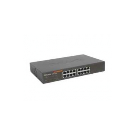 D-Link DGS 1016D - Switch - 16 x 10 / 100 / 1000 - desktop - 0
