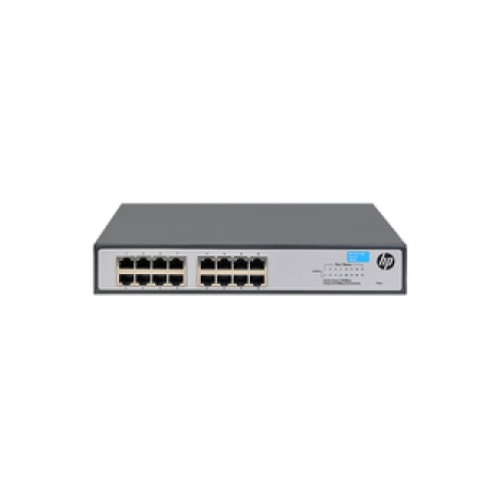 HPE 1420-16G - Switch - unmanaged - 16 x 10 / 100 / 1000 - desktop, rack-mountable, wall-mountable - 0