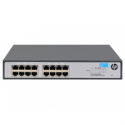 HPE 1420-16G - Switch - unmanaged - 16 x 10 / 100 / 1000 - desktop, rack-mountable, wall-mountable