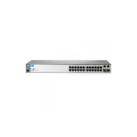 Aruba 2620-24 - Switch - L4 - Managed - 24 x 10 / 100 + 2 x 10 / 100 / 1000 + 2 x SFP - desktop, rack-mountable - 0
