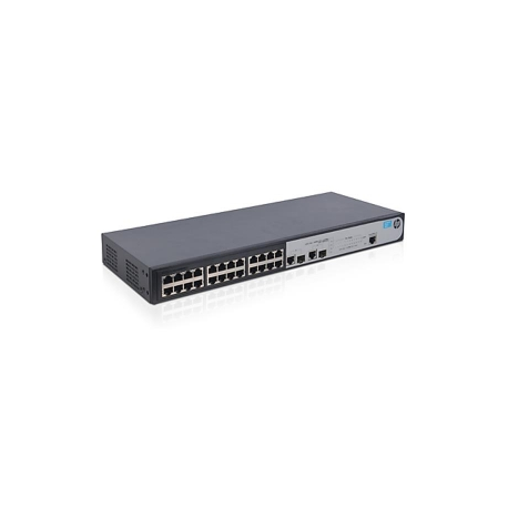 HPE 1910-24-PoE+ Switch - Switch - L3 - Managed - 24 x 10 / 100 (PoE+) + 2 x combo Gigabit SFP - rack-mountable - PoE+ - 0