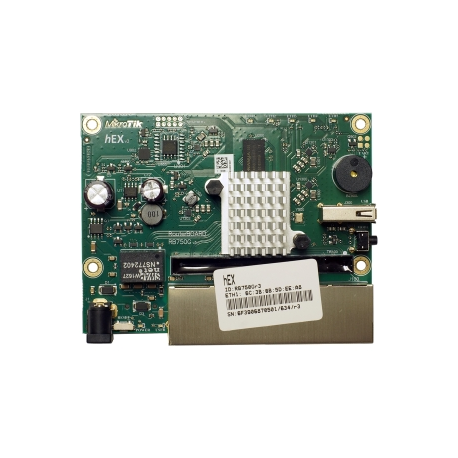 MikroTik RouterBOARD hEX RB750Gr3 - Router - 4-port switch - GigE - 0