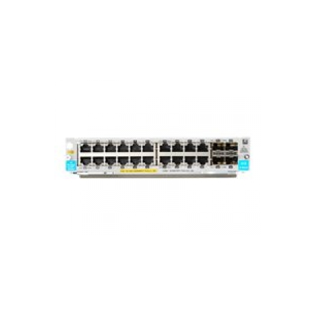 HPE - Expansion module - Gigabit Ethernet (PoE+) x 20 + Gigabit Ethernet  /  10 Gigabit SFP+ x 4 - for HPE Aruba 5406R, 5406R 16, 5406R 44, 5406R 8-port, 5406R zl2, 5412R, 5412R 92, 5412R zl2 - 0
