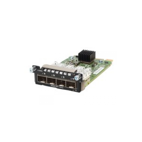 HPE Aruba - Expansion module - 10 Gigabit SFP+ x 4 - for HPE Aruba 2930M 24, 3810M 16SFP+, 3810M 24G, 3810M 48G - 0