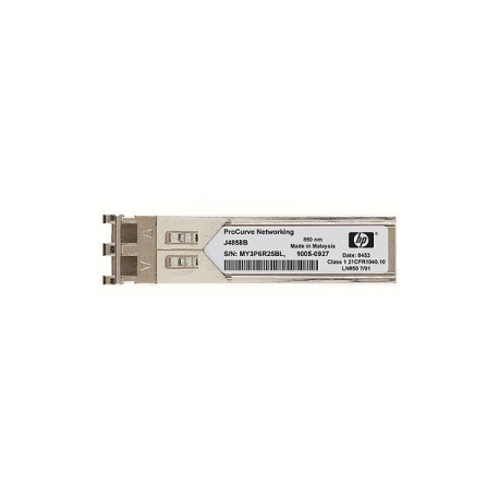HPE X120 - SFP (mini-GBIC) transceiver module - GigE - 1000Base-SX - LC - for HPE 3100, 36XX, 4200, 4500, 5120, 58XX, WX5002; FlexFabric 12902; FlexNetwork MSR3048 - 2
