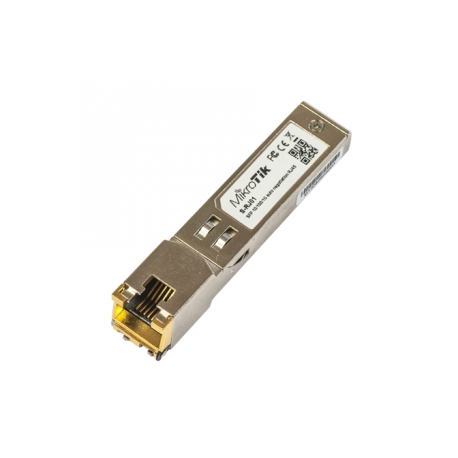 MikroTik S-RJ01 - SFP (mini-GBIC) transceiver module - GigE - 10Base-T, 100Base-TX, 1000Base-T - SFP (mini-GBIC) / RJ-45 - 0