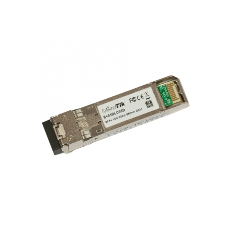 MikroTik S+85DLC03D - SFP+ transceiver module - 10 GigE - SFP+ / LC multi-mode - up to 300 m - 850 nm - 0