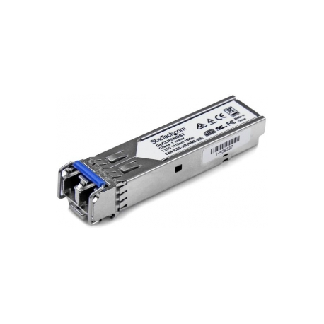 StarTech.com Cisco GLC-LH-SMD Compatible SFP Module, 1000BASE-LX / LH, 1GbE Single Mode (SMF) Fiber Optic Transceiver, 1GE Gigabit Ethernet SFP, LC Connector, 10km, 1310nm, DDM, Firepower - Lifetime Warranty (GLCLHSMDST) - SFP (mini-GBIC) transceiver module (equivalent to: Cisco GLC-LH-SMD) - GigE - 1000Base-LX, 1000Base-LH - LC - up to 10 km - 1310 nm - for P / N: IES101G2SFPW, IES101GP2SFW - 1