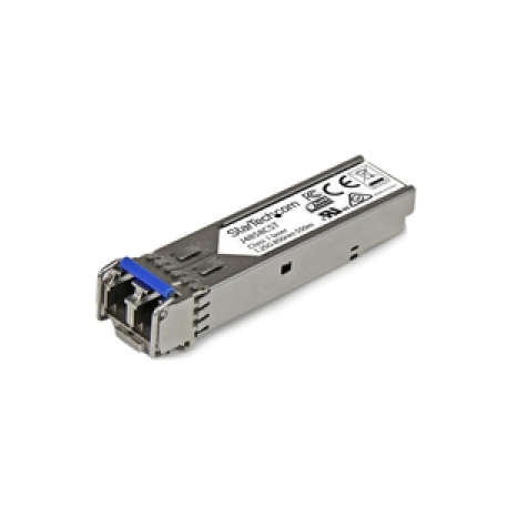 StarTech.com HPE J4858C Compatible SFP Module, 1000BASE-SX, 1GbE Multi Mode (MMF) Fiber Optic Transceiver, 1GE Gigabit Ethernet SFP, LC Connector, 550m, 850nm, DDM, HPE 1400, 1700, 1820 - Lifetime Warranty (J4858CST) - SFP (mini-GBIC) transceiver module (equivalent to: HP J4858C) - GigE - 1000Base-SX - LC multi-mode - up to 550 m - 850 nm - for P / N: IES101G2SFPW, IES101GP2SFW - 0