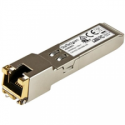 StarTech.com HPE JD089B Compatible SFP Module, 1000BASE-T, SFP to RJ45 Cat6 / Cat5e, 1GE Gigabit Ethernet SFP, RJ-45 (Copper) 100m, HPE 5820AF, 12500, 5500, 1Gbps Mini GBIC Transceiver SFP - Lifetime Warranty (JD089BST) - SFP (mini-GBIC) transceiver module (equivalent to: HP JD089B) - GigE - 1000Base-T - RJ-45 - up to 100 m