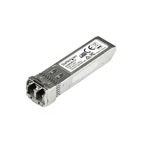 StarTech.com HPE 455883-B21 Compatible SFP+ Module, 10GBASE-SR, 10GbE Multi Mode (MMF) Fiber Optic Transceiver, LC 300m, 850nm, DDM, HPE 6120XG, 6120G, Flex Fabric, Mini GBIC Transceiver - Lifetime Warranty (455883B21ST) - SFP+ transceiver module (equivalent to: HP 455883-B21) - 10 GigE - 10GBase-SR - LC multi-mode - up to 300 m - 0