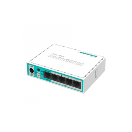 MikroTik RouterBOARD hEX lite RB750r2 - Router - 4-port switch - 0