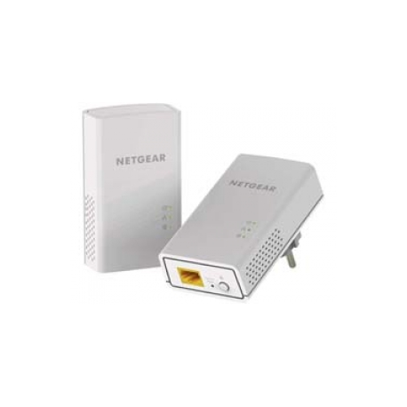 NETGEAR Powerline PL1000 - Powerline adapter kit - GigE, HomePlug AV (HPAV) 2.0 - wall-pluggable (pack of 2) - 0