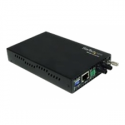 StarTech.com 10 / 100 Mbps Ethernet to Fiber Optic Media Converter - Steel - Chassis Mount - ST Multimode - 1310nm - 2km (ET90110ST2) - Fibre media converter - 100Mb LAN - 10Base-T, 100Base-FX, 100Base-TX - RJ-45  /  ST multi-mode - up to 2 km - 1310 nm - for P / N: ETCHS2U, SVA12M2NEUA, SVA12M5NA