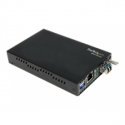StarTech.com 1000 Mbps Gigabit Single-Mode Copper to Fiber Media Converter - Ethernet (1000Base-T) to LC Fiber Converter (ET1000S40LC2) - Fibre media converter - GigE - 1000Base-LX, 1000Base-SX, 1000Base-T - RJ-45  /  LC single-mode - up to 40 km - 1310 nm - for P / N: SVA12M2NEUA, SVA12M5NA