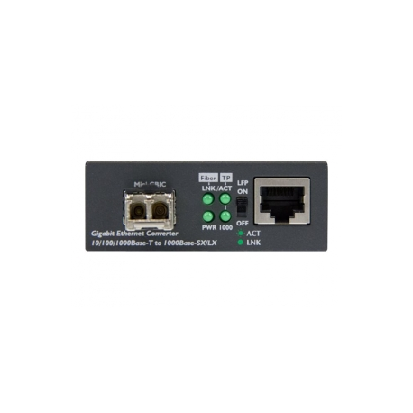 StarTech.com Multimode (MM) LC Fiber Media Converter for 10 / 100 / 1000 Network - 550m - Gigabit Ethernet - 850nm - with SFP Transceiver (MCM1110MMLC) - Fibre media converter - GigE - 10Base-T, 1000Base-LX, 1000Base-SX, 100Base-TX, 1000Base-T - RJ-45  /  LC multi-mode - up to 550 m - 850 nm - for P / N: SVA5N3NEUA - 5
