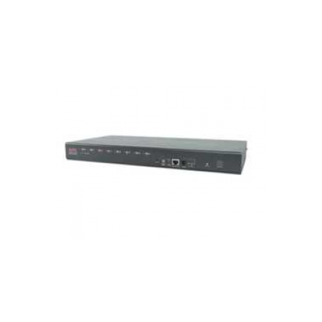 APC 8 Port Multi-Platform Analog KVM - KVM switch - 8 x KVM port(s) - 1 local user - desktop - for P / N: SCL400RMJ1U, SCL500RMI1UC, SCL500RMI1UNC, SMTL1000RMI2UC, SMTL750RMI2UC - 0