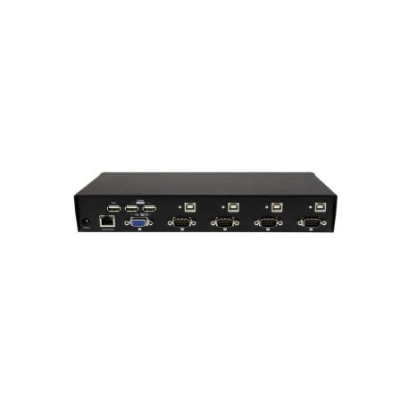 StarTech.com 4 Port Professional VGA USB KVM Switch with Hub - 1U Rack-mountable KVM Switch (SV431USB) - KVM switch - 4 x KVM port(s) - 1 local user - desktop - for P / N: SV431RACK, SVUSB2N1_10, SVUSB2N1_15, SVUSB2N1_6 - 3