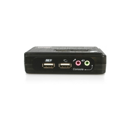 StarTech.com 2 Port USB VGA KVM Switch - Single VGA - Hot-key & Audio Support - 2048x1536 @60Hz KVM Switch - KVM Video Switch (SV211KUSB) - KVM / audio switch - 2 x KVM / audio - 1 local user - desktop - 2