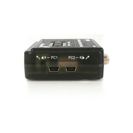 StarTech.com 2 Port USB VGA KVM Switch - Single VGA - Hot-key & Audio Support - 2048x1536 @60Hz KVM Switch - KVM Video Switch (SV211KUSB) - KVM / audio switch - 2 x KVM / audio - 1 local user - desktop - 4