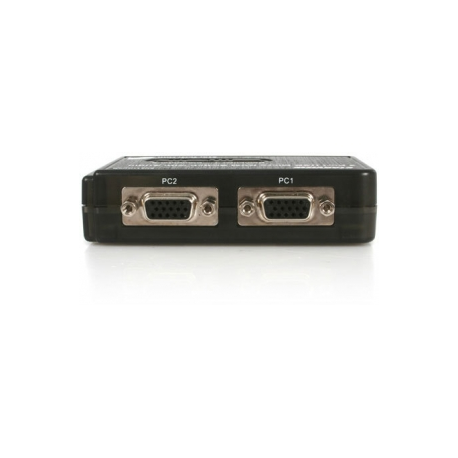 StarTech.com 2 Port USB VGA KVM Switch - Single VGA - Hot-key & Audio Support - 2048x1536 @60Hz KVM Switch - KVM Video Switch (SV211KUSB) - KVM / audio switch - 2 x KVM / audio - 1 local user - desktop - 5