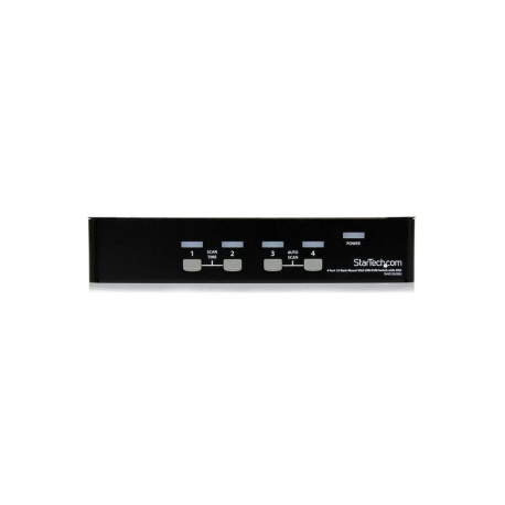 StarTech.com 4-Port USB KVM Swith with OSD - TAA Compliant - 1U Rack Mountable VGA KVM Switch (SV431DUSBU) - KVM switch - 4 x KVM port(s) - 1 local user - desktop - for P / N: IM12D1500P, RACKCOND17HD, RKCONS1701, SVA12M2NEUA, SVA12M5NA, SVUSBVGA10, SVUSBVGA6 - 1