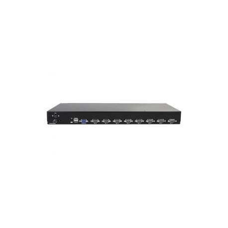 StarTech.com 8-Port USB KVM Swith with OSD - TAA Compliant - 1U Rack Mountable VGA KVM Switch (SV831DUSBU) - KVM switch - 8 x KVM port(s) - 1 local user - desktop - for P / N: RK3236BKF, RKCONS1701, RKCONS17HD, RKCONS1901, RKCONS1908K, RKCONS1916K, RKQMCAB12V2 - 0