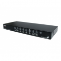 StarTech.com 16 Port Rackmount USB KVM Switch Kit with OSD and Cables - 1U (SV1631DUSBUK) - KVM switch - 16 x KVM port(s) - 1 local user - desktop - for P / N: RK2537BKM, RK3236BKF, RK4236BKB, RK4242BK24, RK4242BK30, RKCONS1701, RKCONS17HD