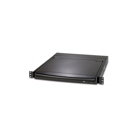 APC LCD Console - KVM console - 17" - rack-mountable - 1280 x 1024 @ 75 Hz - black - 1U - for P / N: AR3106SP, SMX1000C, SMX1500RM2UC, SMX1500RM2UCNC, SMX750C, SMX750CNC, SRT5KRMXLW-TW - 2