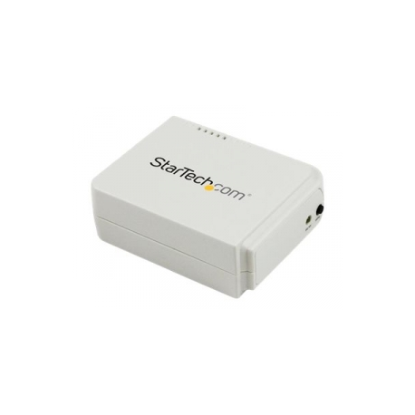 StarTech.com 1-Port Wireless N USB 2.0 Network Print Server - 10 / 100 Mbps Ethernet USB Printer Server Adapter - Windows 10 - 802.11 b / g / n (PM1115UW) - Print server - USB 2.0 - 10 / 100 Ethernet x 1 - white - 0