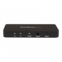 StarTech.com 2 Port HDMI Switch - Aluminum Housing and MHL Support - 2x1 HDMI Switcher Box with Support for 4K at 30Hz - HDMI Selector Switch (VS221HD4K) - Video / audio switch - 2 x HDMI - desktop - AC 100 / 230 V - for P / N: SVA5H2NEUA