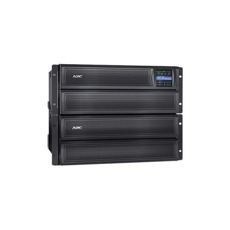 APC Smart-UPS X 3000 Rack / Tower LCD - UPS (rack-mountable  /  external) - AC 230 V - 2700 Watt - 3000 VA - Ethernet 10 / 100, RS-232, USB - output connectors: 10 - 4U - black - with APC UPS Network Management Card AP9631 - for P / N: AR4024SP, AR4024SPX429, AR4024SPX431, AR4024SPX432, NBWL0356A, SMX3000HVTUS - 7